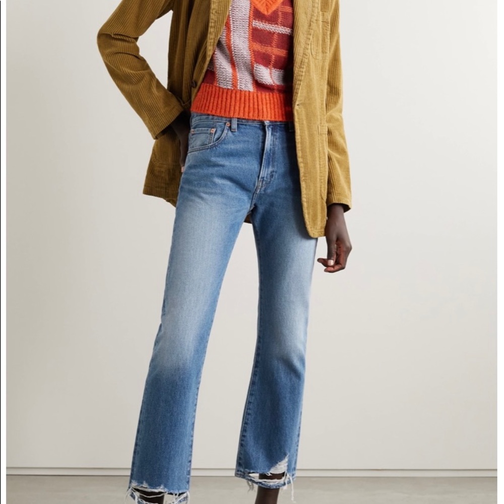 Denimist pierce distressed High-Rise crop Jean size 29 - Picture 5 of 15